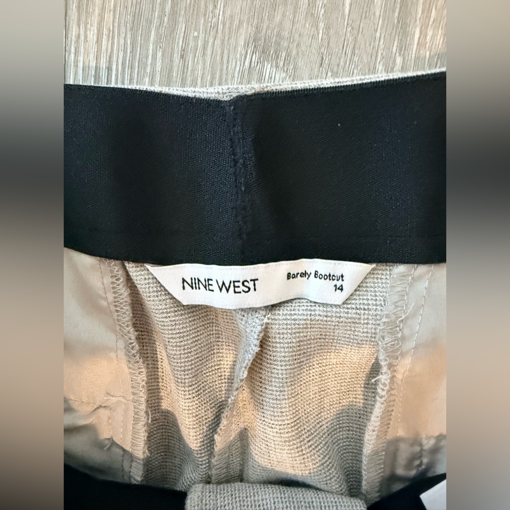 Nine West Heather Gray Straight Leg Dress Pants Work Trousers❤️ - Picture 6 of 7